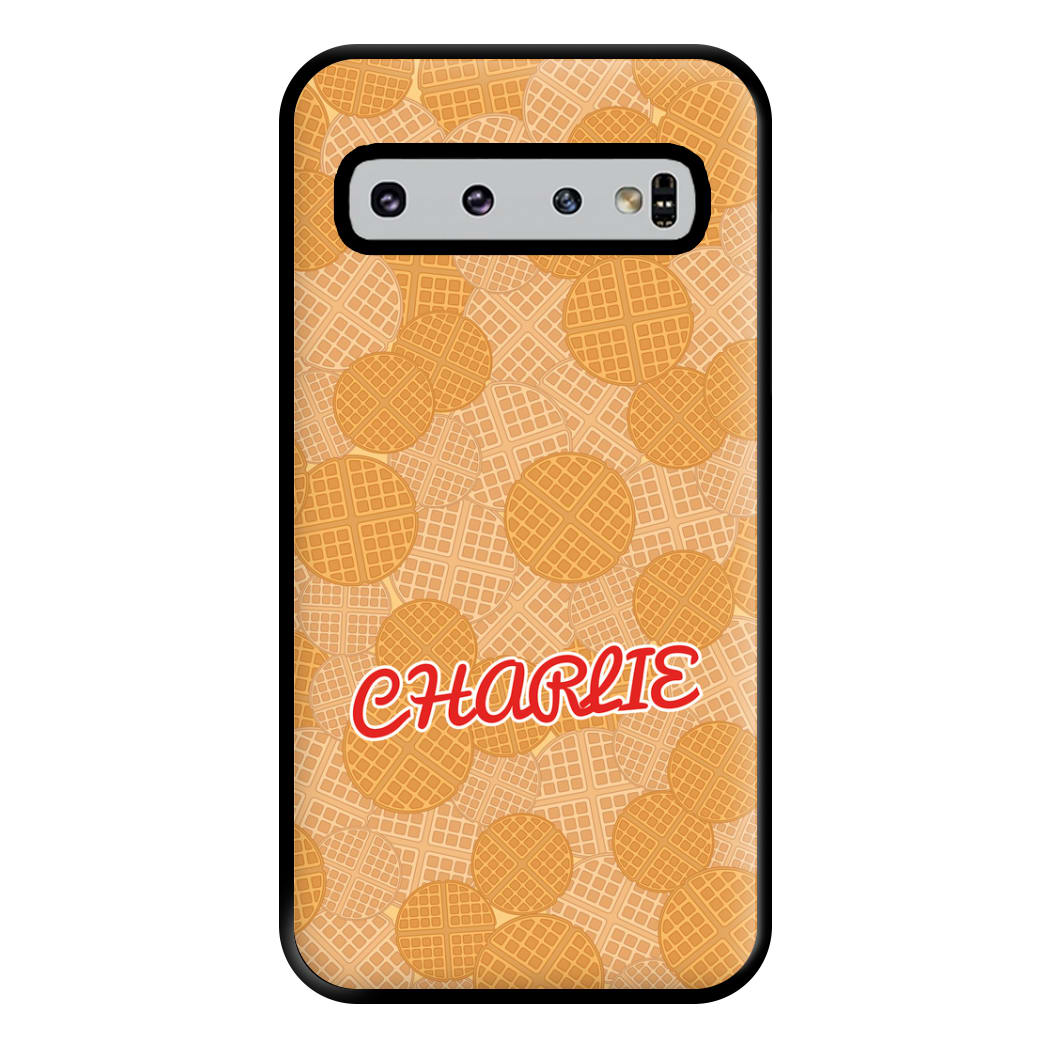 Waffles - Personalised Stranger Phone Case for Galaxy S10 Plus