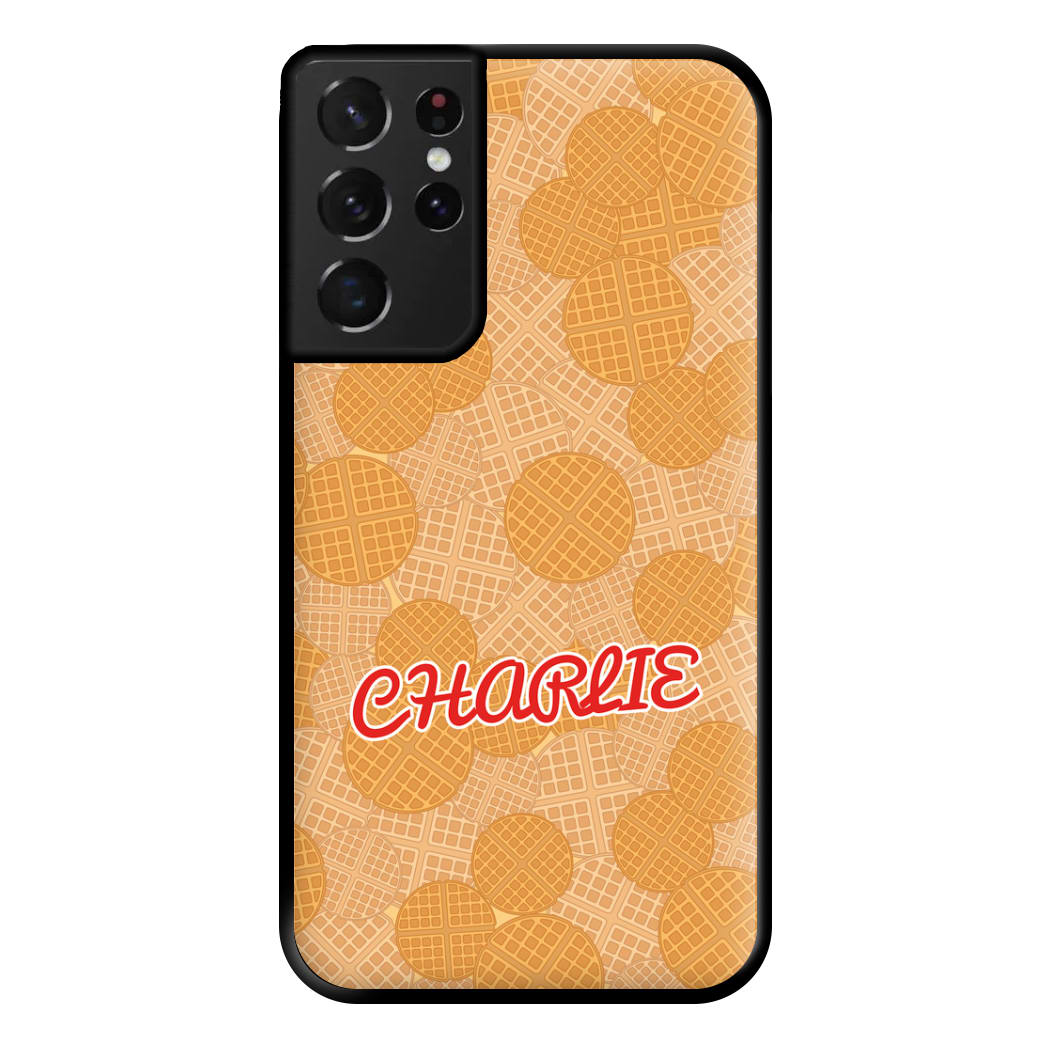 Waffles - Personalised Stranger Phone Case for Galaxy S21 Ultra