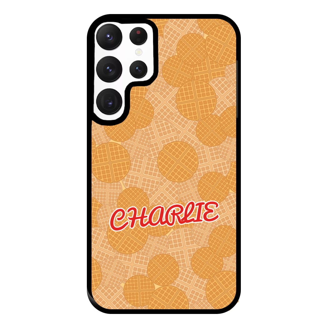 Waffles - Personalised Stranger Phone Case for Galaxy S22 Ultra