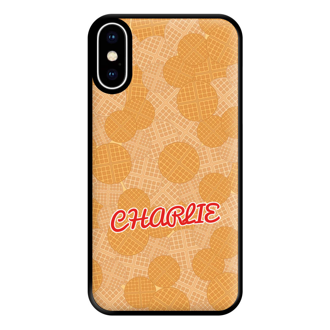 Waffles - Personalised Stranger Phone Case for iPhone XS Max