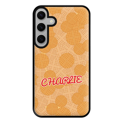 Waffles - Personalised Stranger Phone Case for Galaxy S24FE