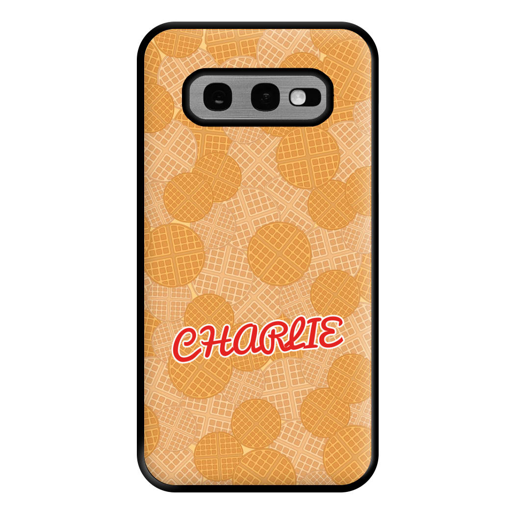 Waffles - Personalised Stranger Phone Case for Galaxy S10e