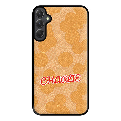 Waffles - Personalised Stranger Phone Case for Galaxy A34