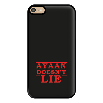 Doesn't Lie - Personalised Stranger Phone Case for iPhone 6 Plus / 7 Plus / 8 Plus