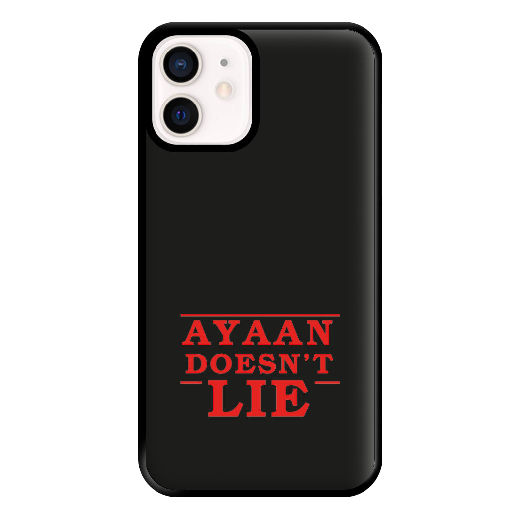 Doesn't Lie - Personalised Stranger Phone Case for iPhone 12 Mini