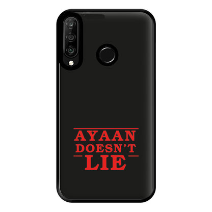 Doesn't Lie - Personalised Stranger Phone Case for Huawei P30 Lite