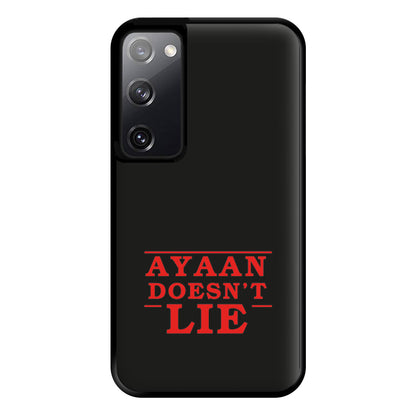 Doesn't Lie - Personalised Stranger Phone Case for Galaxy S20