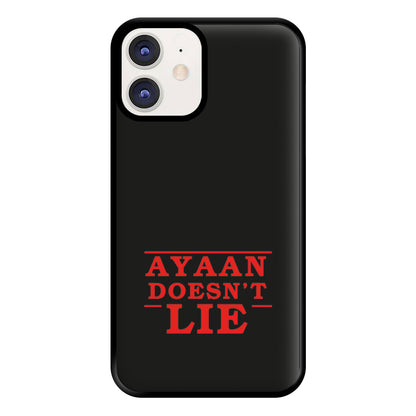 Doesn't Lie - Personalised Stranger Phone Case for iPhone 12 / 12 Pro