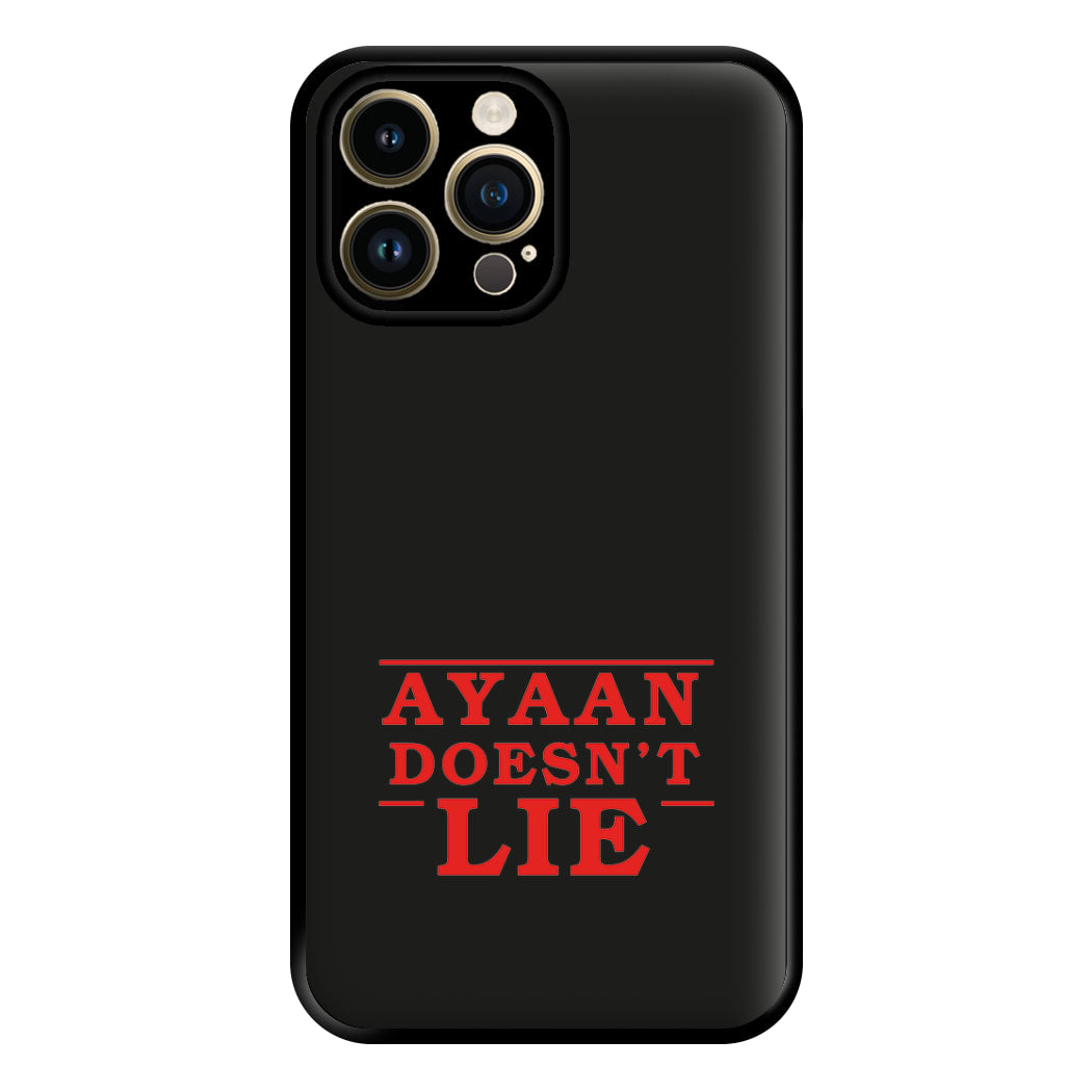 Doesn't Lie - Personalised Stranger Phone Case for iPhone 14 Pro Max