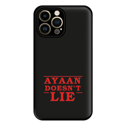 Doesn't Lie - Personalised Stranger Phone Case for iPhone 14 Pro Max