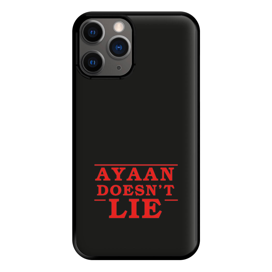 Doesn't Lie - Personalised Stranger Phone Case for iPhone 12 Pro Max