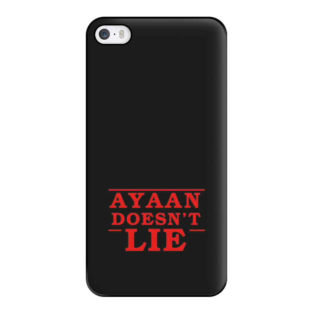 Doesn't Lie - Personalised Stranger Phone Case for iPhone 5 / 5s / SE 2016