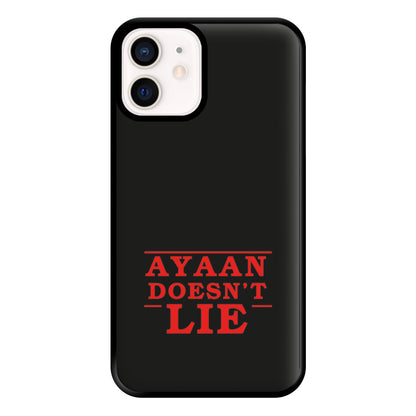 Doesn't Lie - Personalised Stranger Phone Case for iPhone 13 Mini