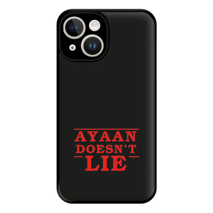 Doesn't Lie - Personalised Stranger Phone Case for iPhone 14