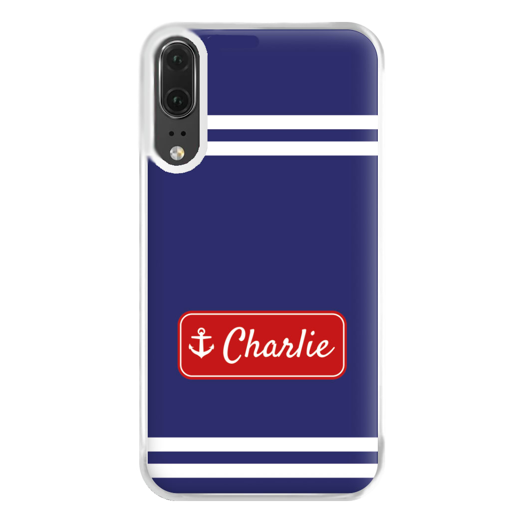 Scoops Ahoy Name Tag - Personalised Stranger Phone Case for Huawei P20