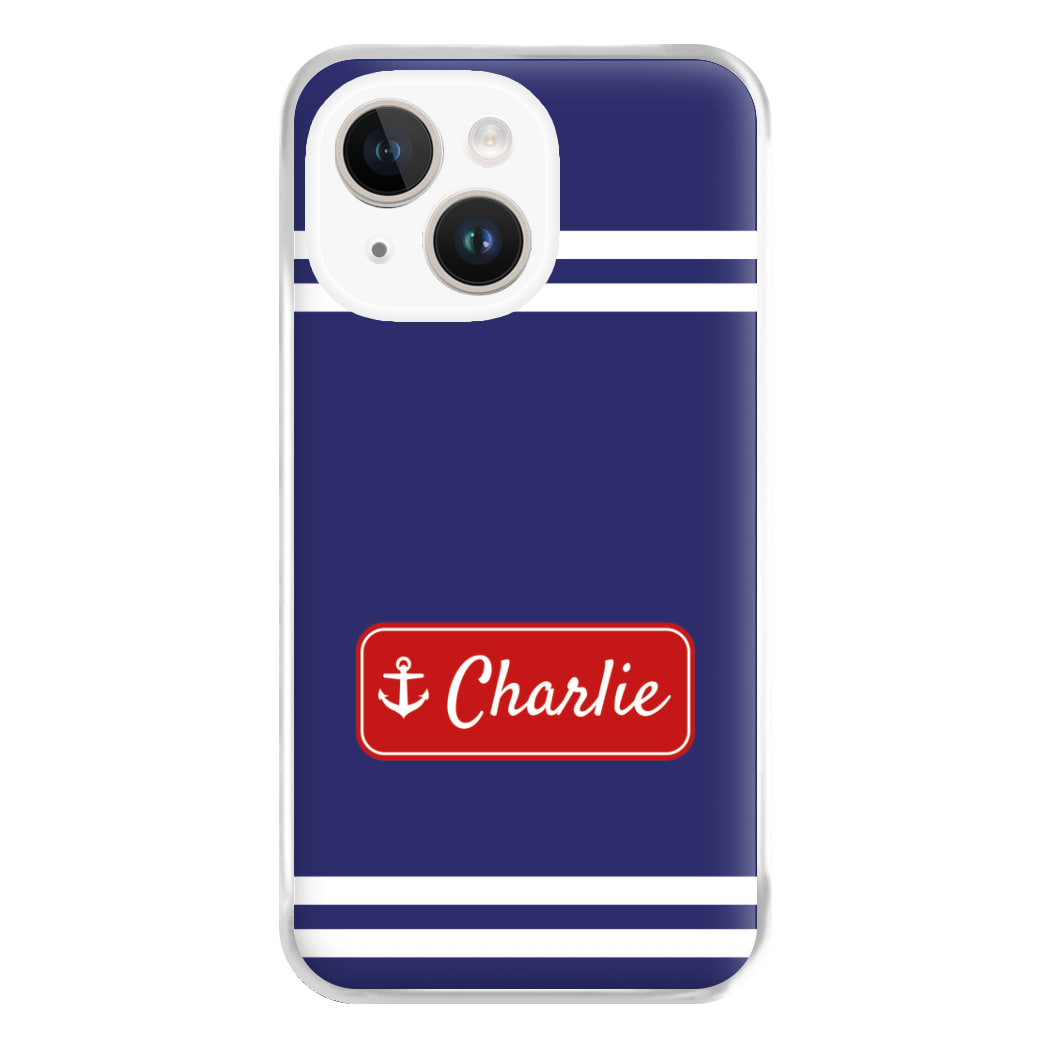 Scoops Ahoy Name Tag - Personalised Stranger Phone Case for iPhone 14 Plus