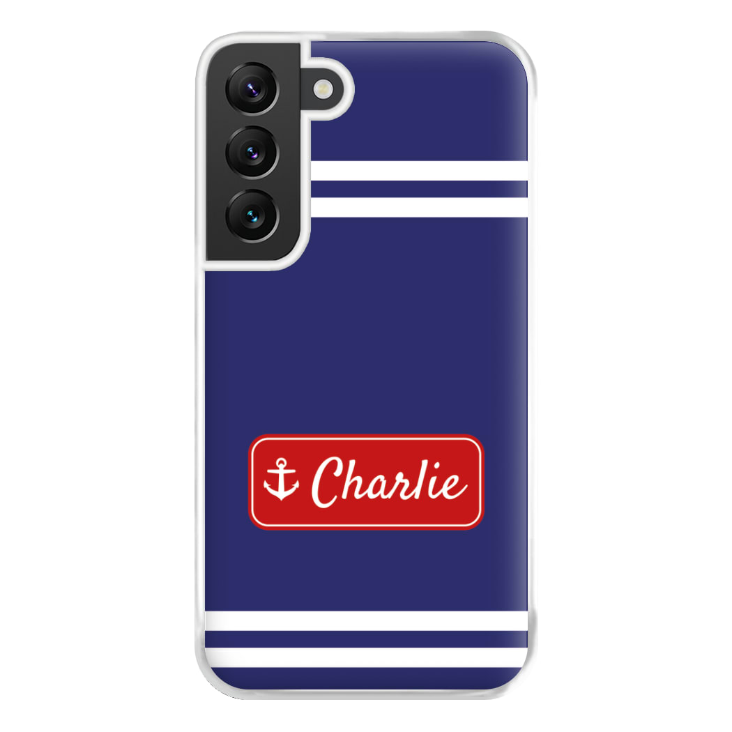 Scoops Ahoy Name Tag - Personalised Stranger Phone Case for Galaxy S22 Plus