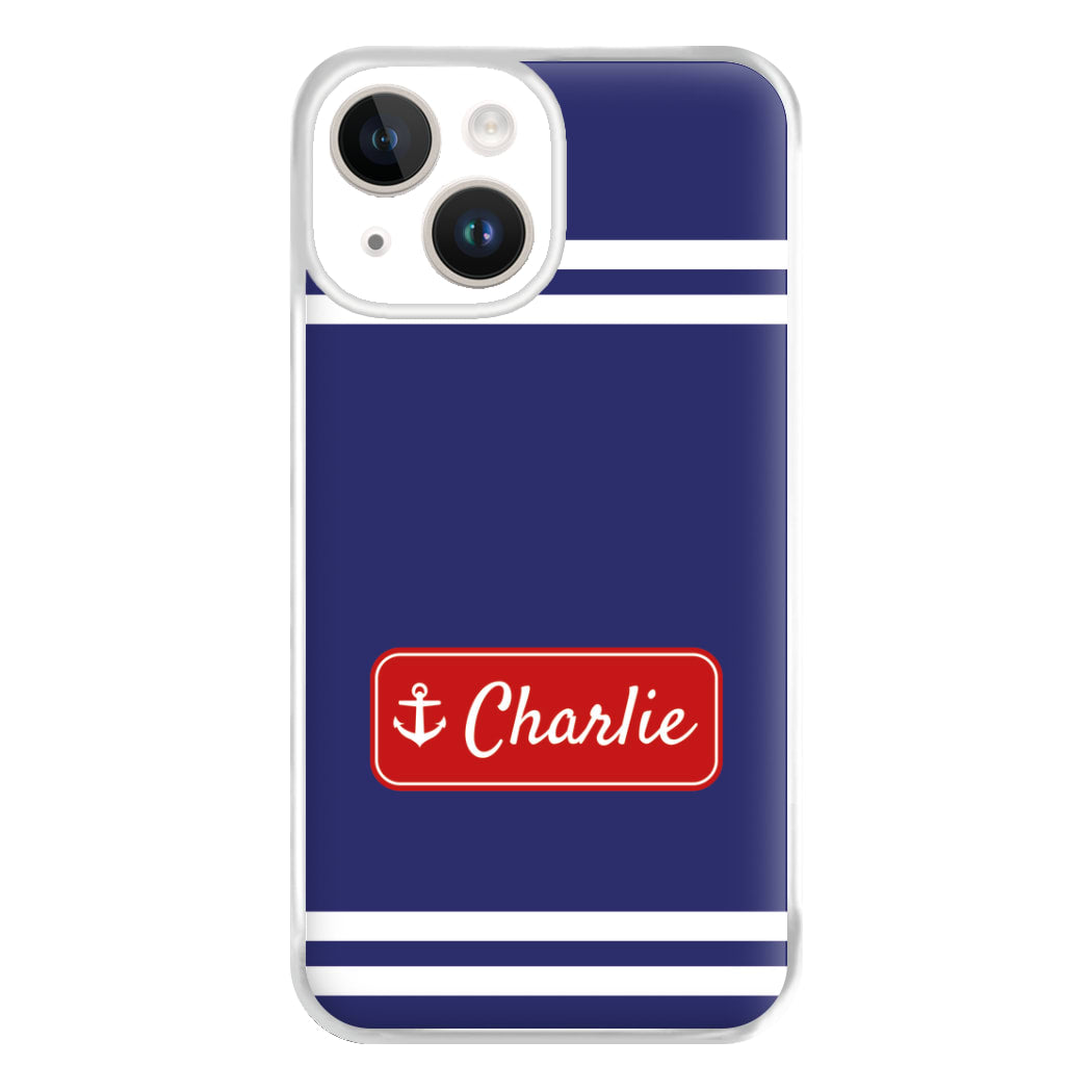 Scoops Ahoy Name Tag - Personalised Stranger Phone Case for iPhone 14