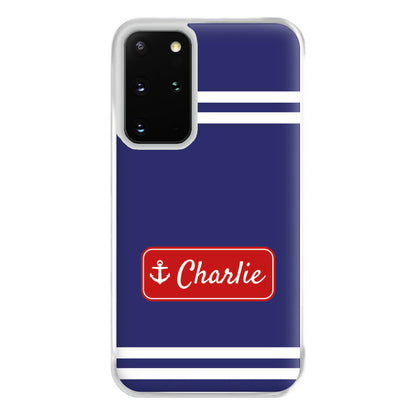 Scoops Ahoy Name Tag - Personalised Stranger Phone Case for Galaxy S20 Plus