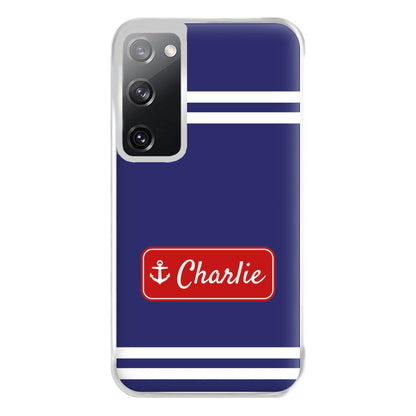 Scoops Ahoy Name Tag - Personalised Stranger Phone Case for Galaxy S20