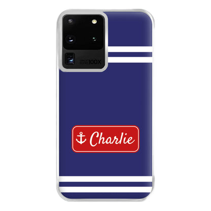 Scoops Ahoy Name Tag - Personalised Stranger Phone Case for Galaxy S20 Ultra