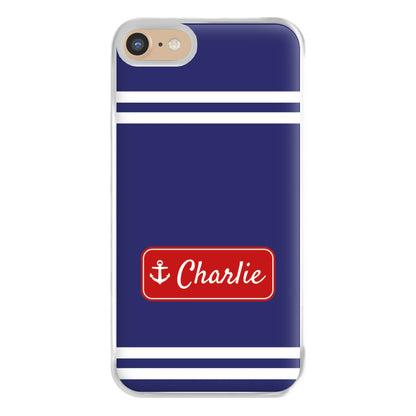 Scoops Ahoy Name Tag - Personalised Stranger Phone Case for iPhone 6 / 7 / 8 / SE