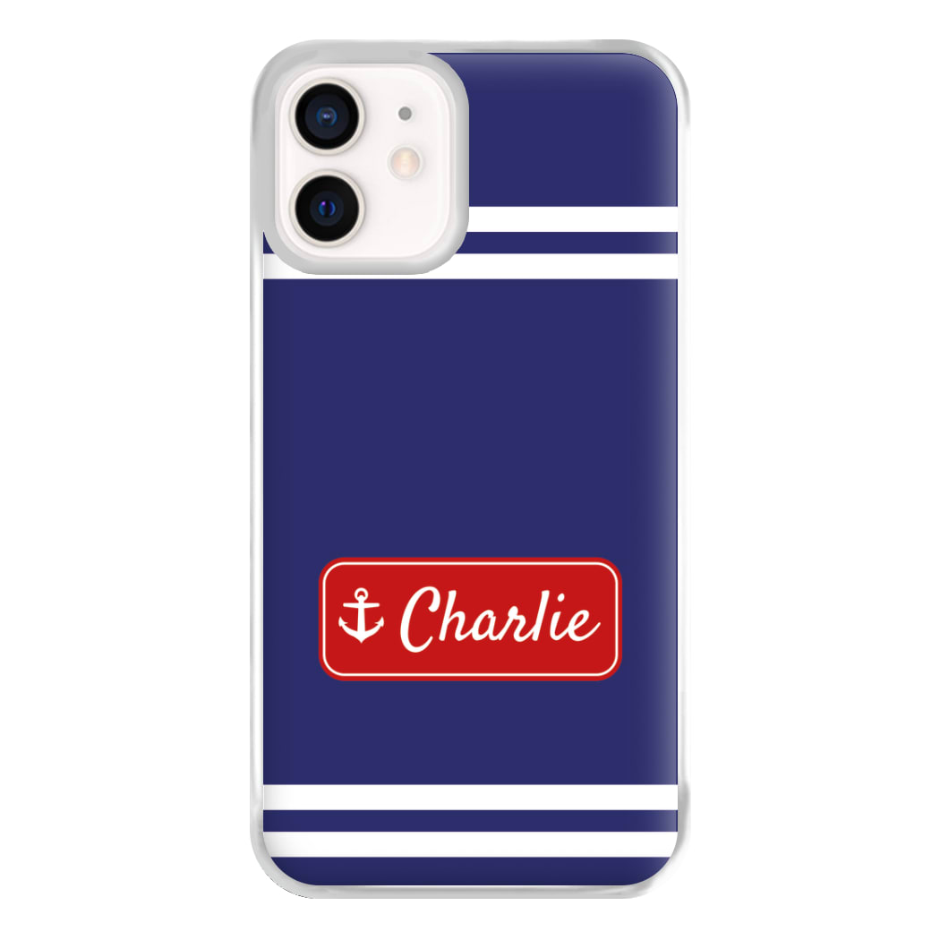 Scoops Ahoy Name Tag - Personalised Stranger Phone Case for iPhone 12 Mini