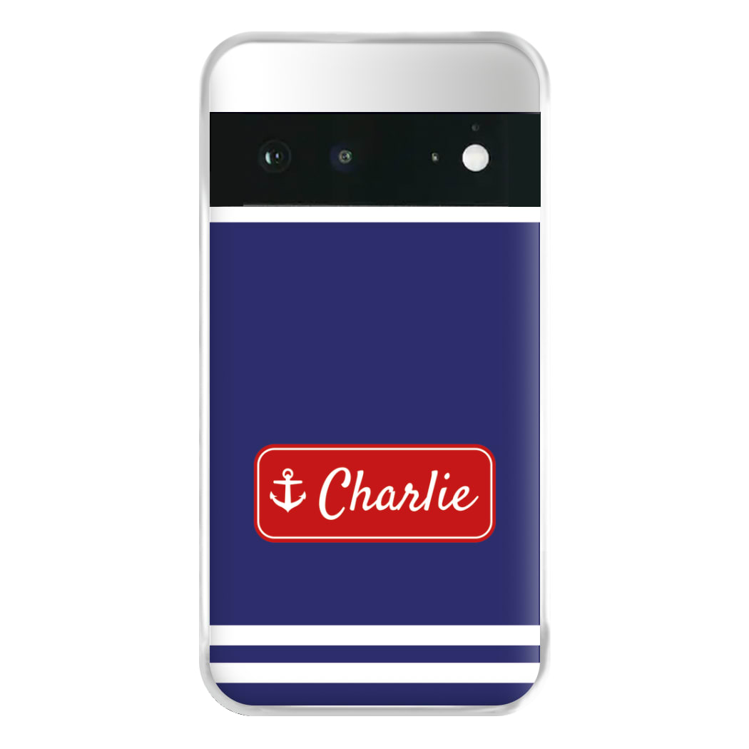 Scoops Ahoy Name Tag - Personalised Stranger Phone Case for Google Pixel 6a