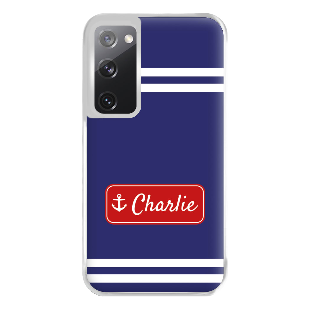 Scoops Ahoy Name Tag - Personalised Stranger Phone Case for Galaxy S20FE