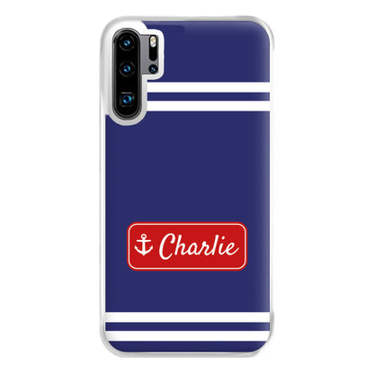 Scoops Ahoy Name Tag - Personalised Stranger Phone Case for Huawei P30 Pro