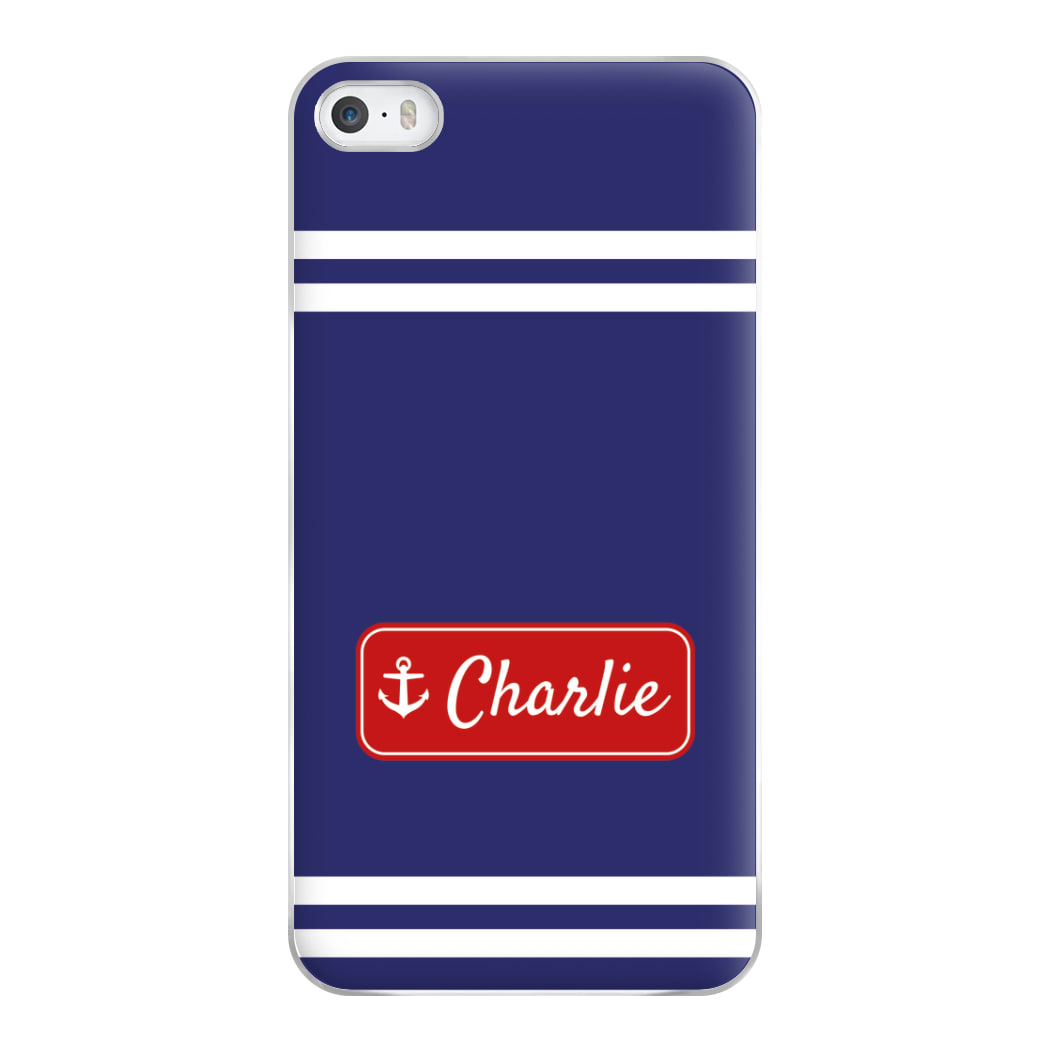 Scoops Ahoy Name Tag - Personalised Stranger Phone Case for iPhone 5 / 5s / SE 2016