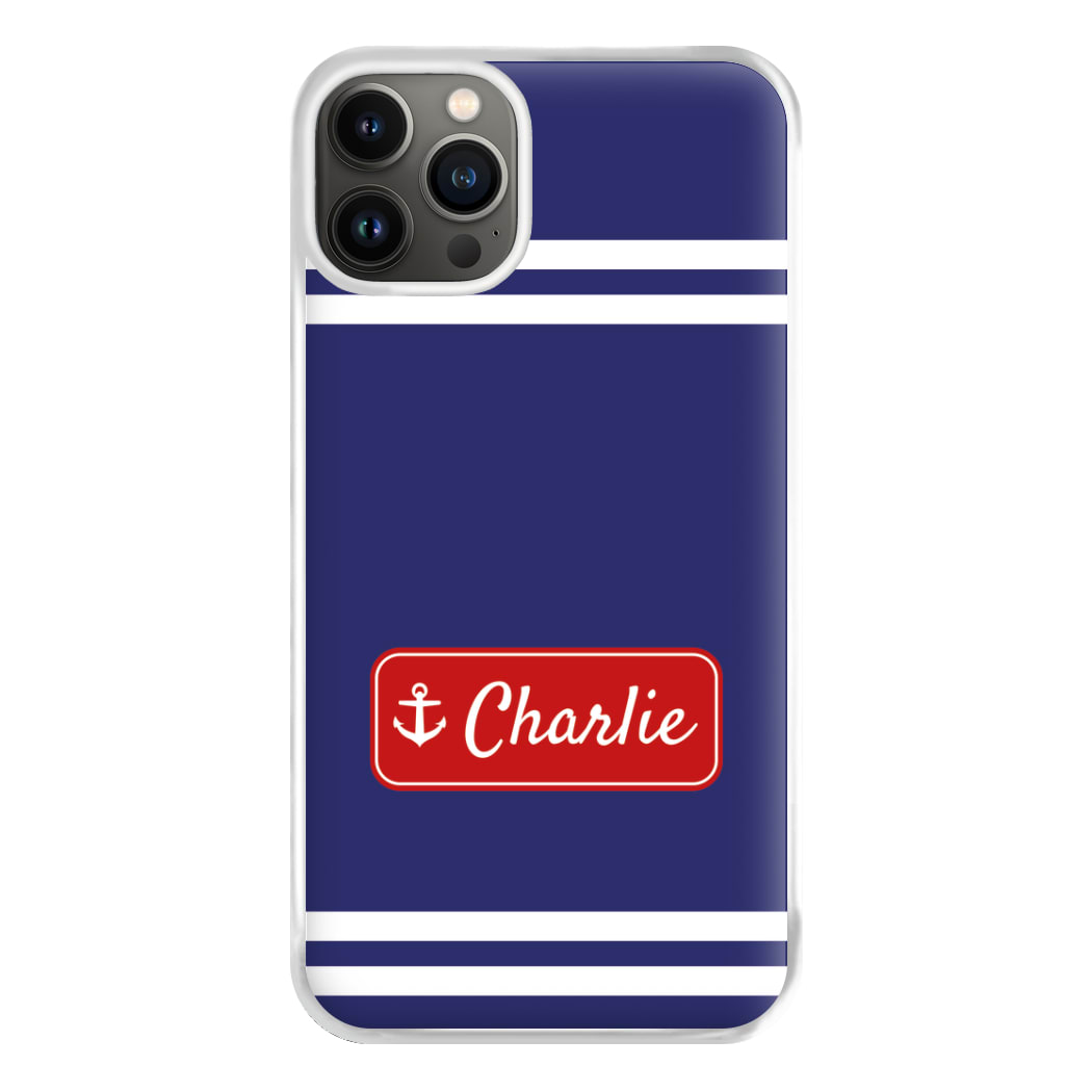 Scoops Ahoy Name Tag - Personalised Stranger Phone Case for iPhone 13