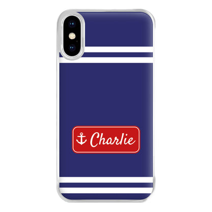 Scoops Ahoy Name Tag - Personalised Stranger Phone Case for iPhone XS Max