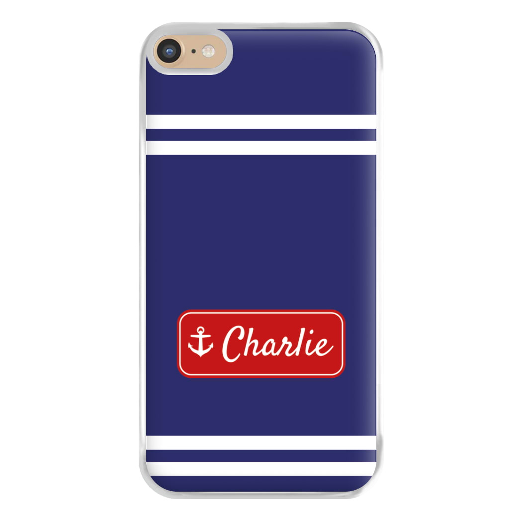 Scoops Ahoy Name Tag - Personalised Stranger Phone Case for iPhone 6 Plus / 7 Plus / 8 Plus