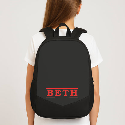 Title - Personalised Stranger Large School Bag