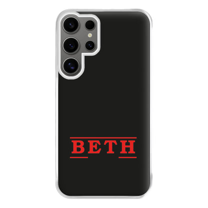 Title - Personalised Stranger Phone Case for Galaxy S24 Ultra