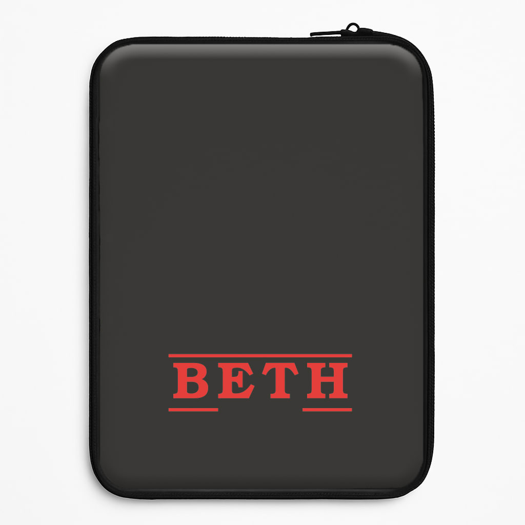 Title - Personalised Stranger Laptop Sleeve