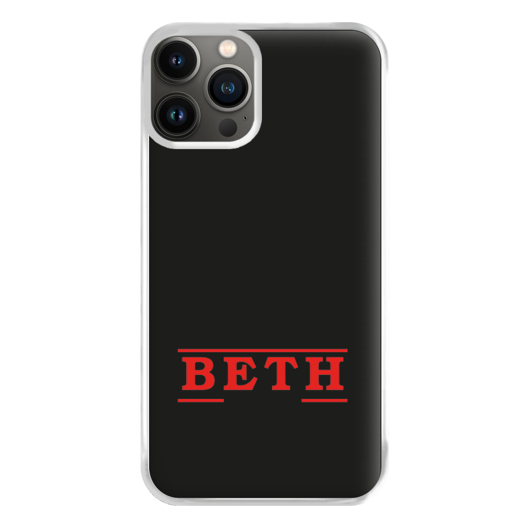 Title - Personalised Stranger Phone Case for iPhone 11 Pro Max