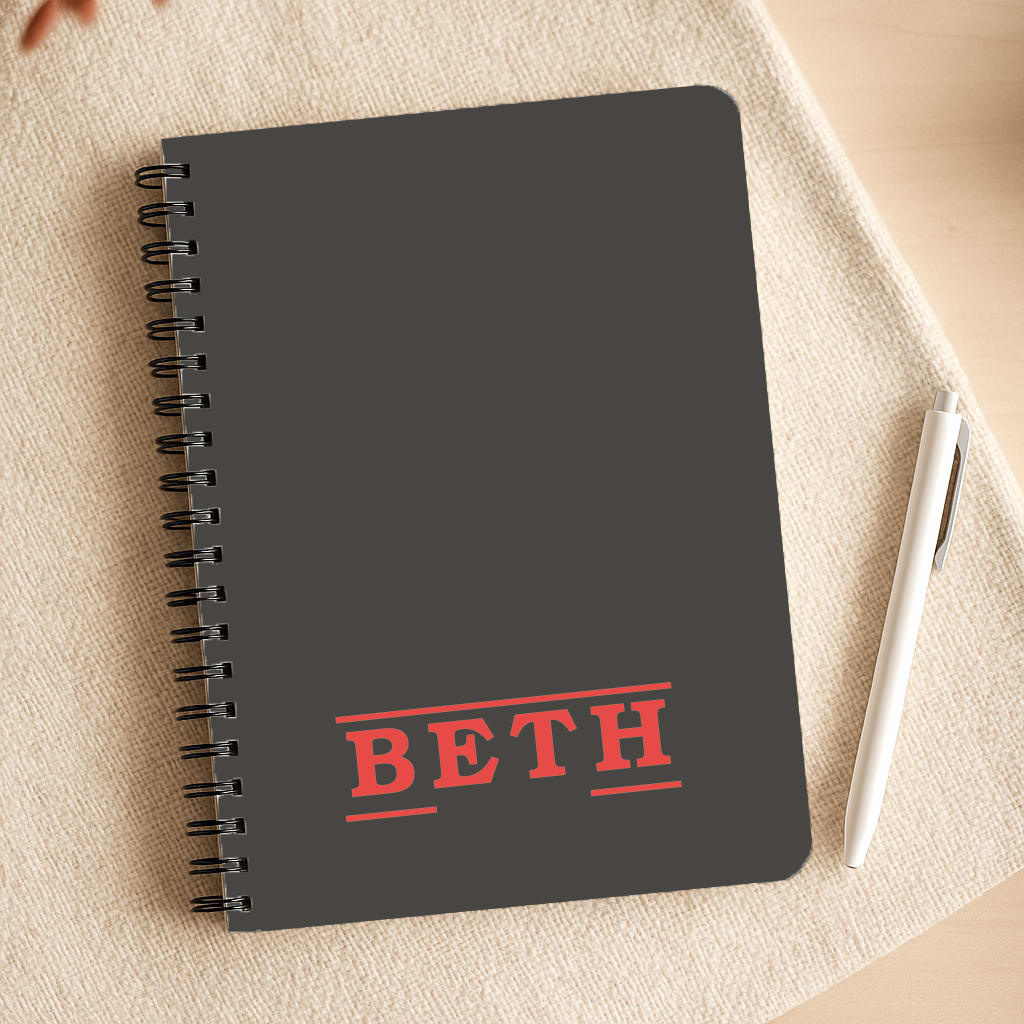Title - Personalised Stranger Notepad