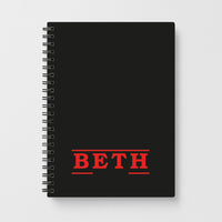 Title - Personalised Stranger Notebook