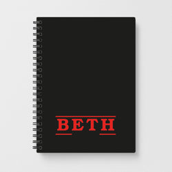 Title - Personalised Stranger Notebook