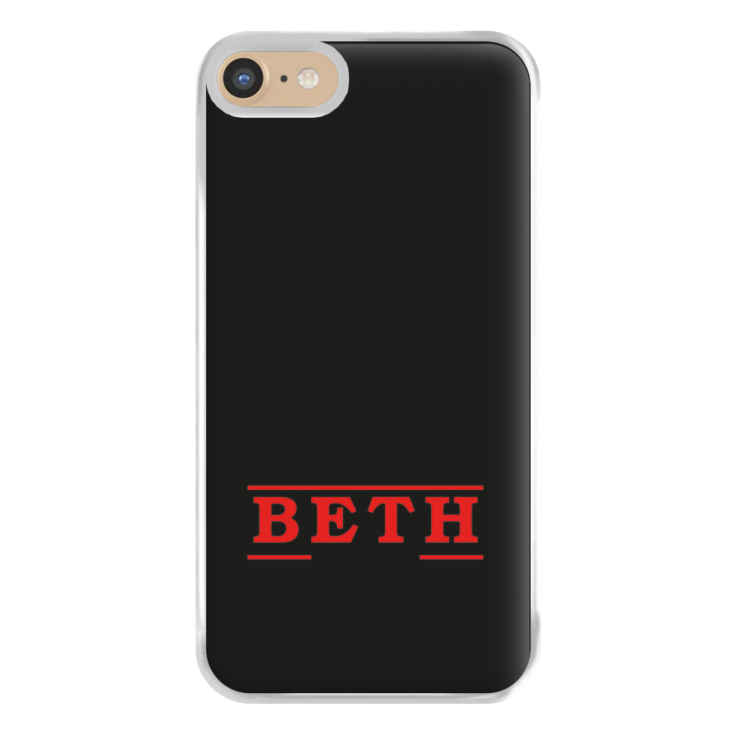 Title - Personalised Stranger Phone Case for iPhone 6 / 7 / 8 / SE