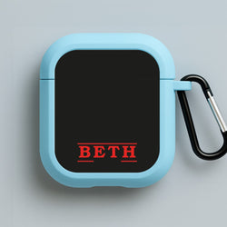 Title - Personalised Stranger Blue AirPods Case