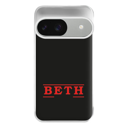 Title - Personalised Stranger Phone Case for Google Pixel 9 / 9 Pro