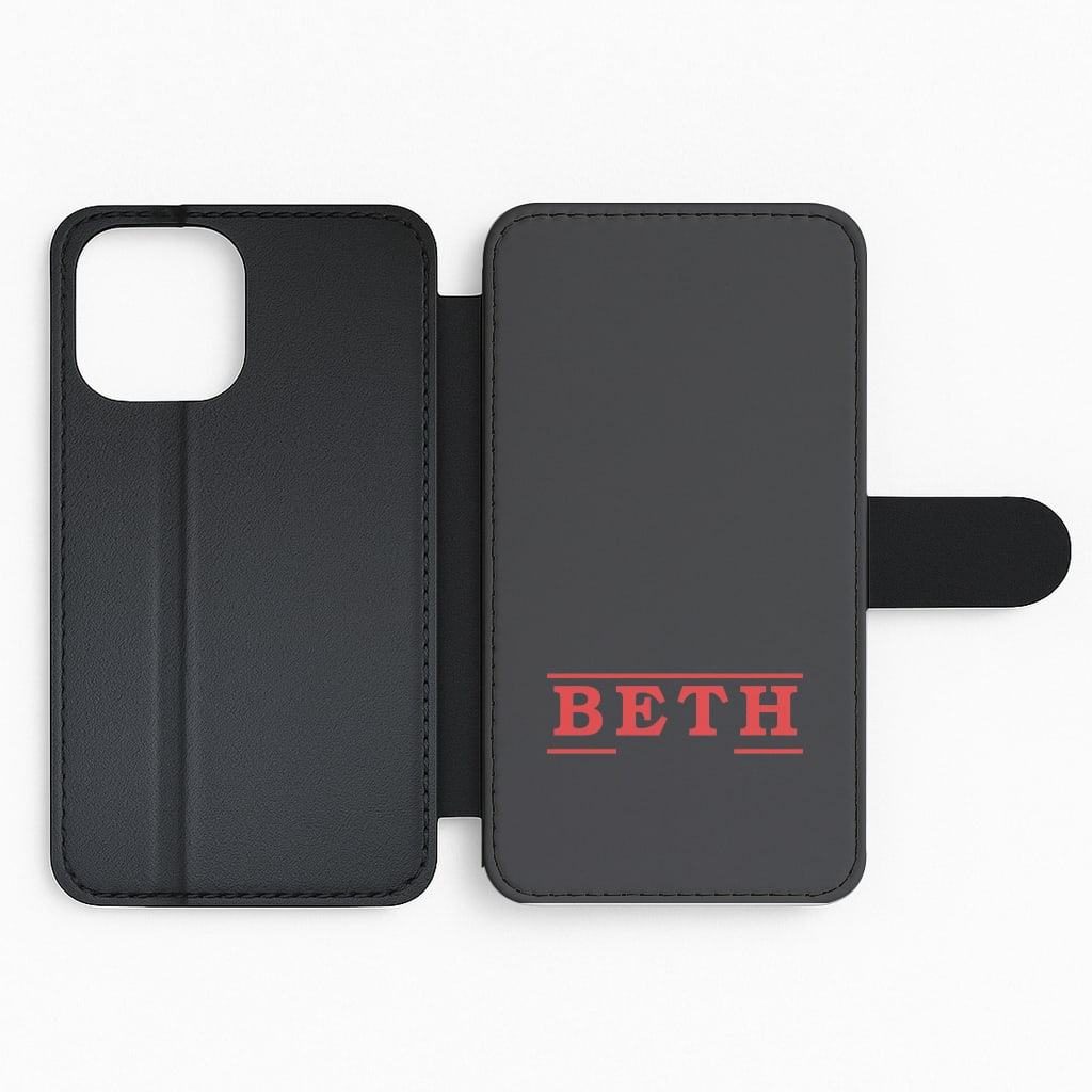 Title - Personalised Stranger Flip Phone Case