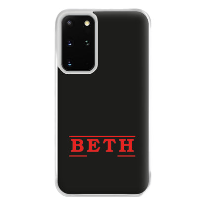 Title - Personalised Stranger Phone Case for Galaxy S20 Plus