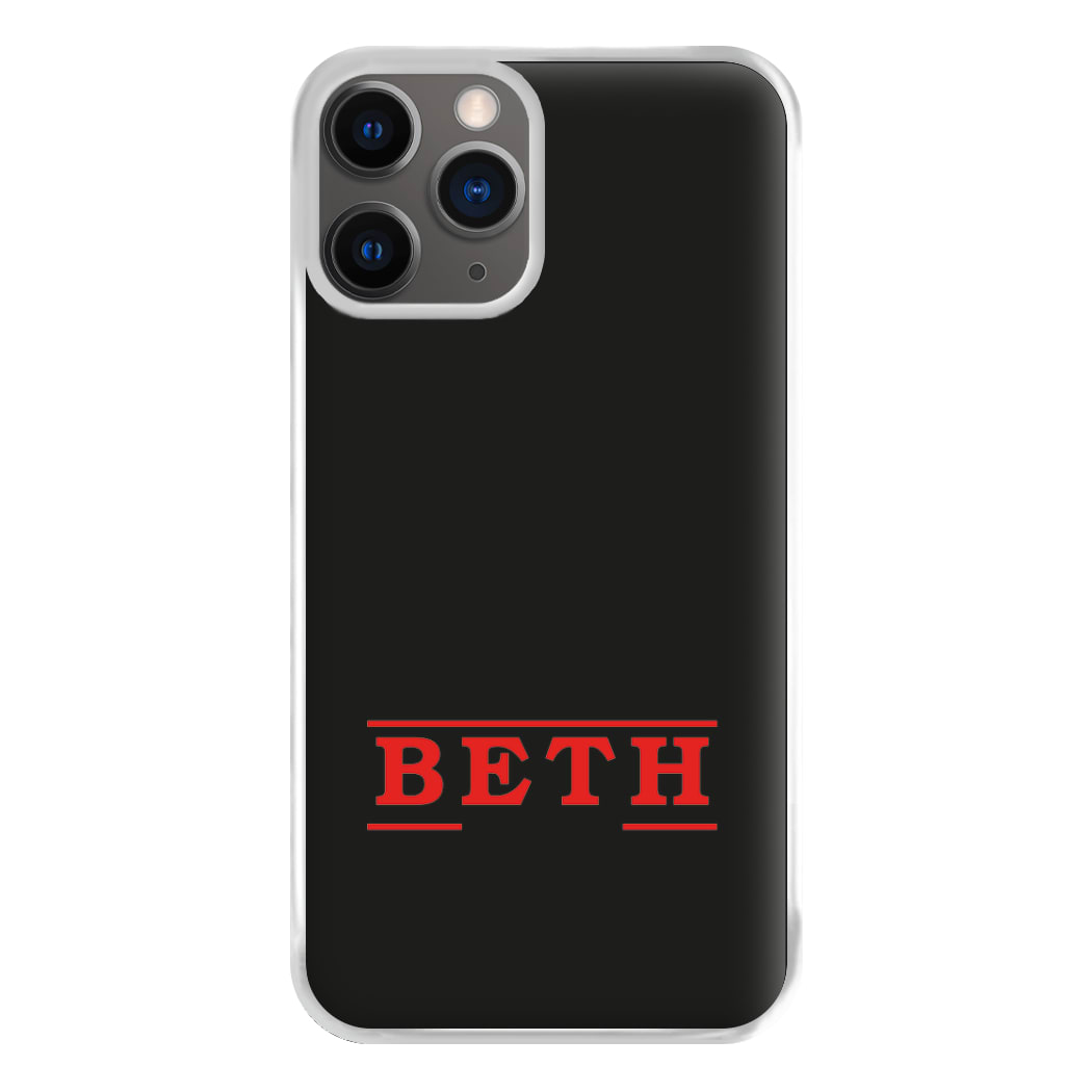 Title - Personalised Stranger Phone Case for iPhone 12 Pro Max