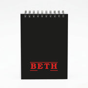 Title - Personalised Stranger Notebook 4