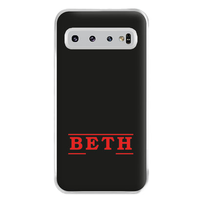 Title - Personalised Stranger Phone Case for Galaxy S10 Plus