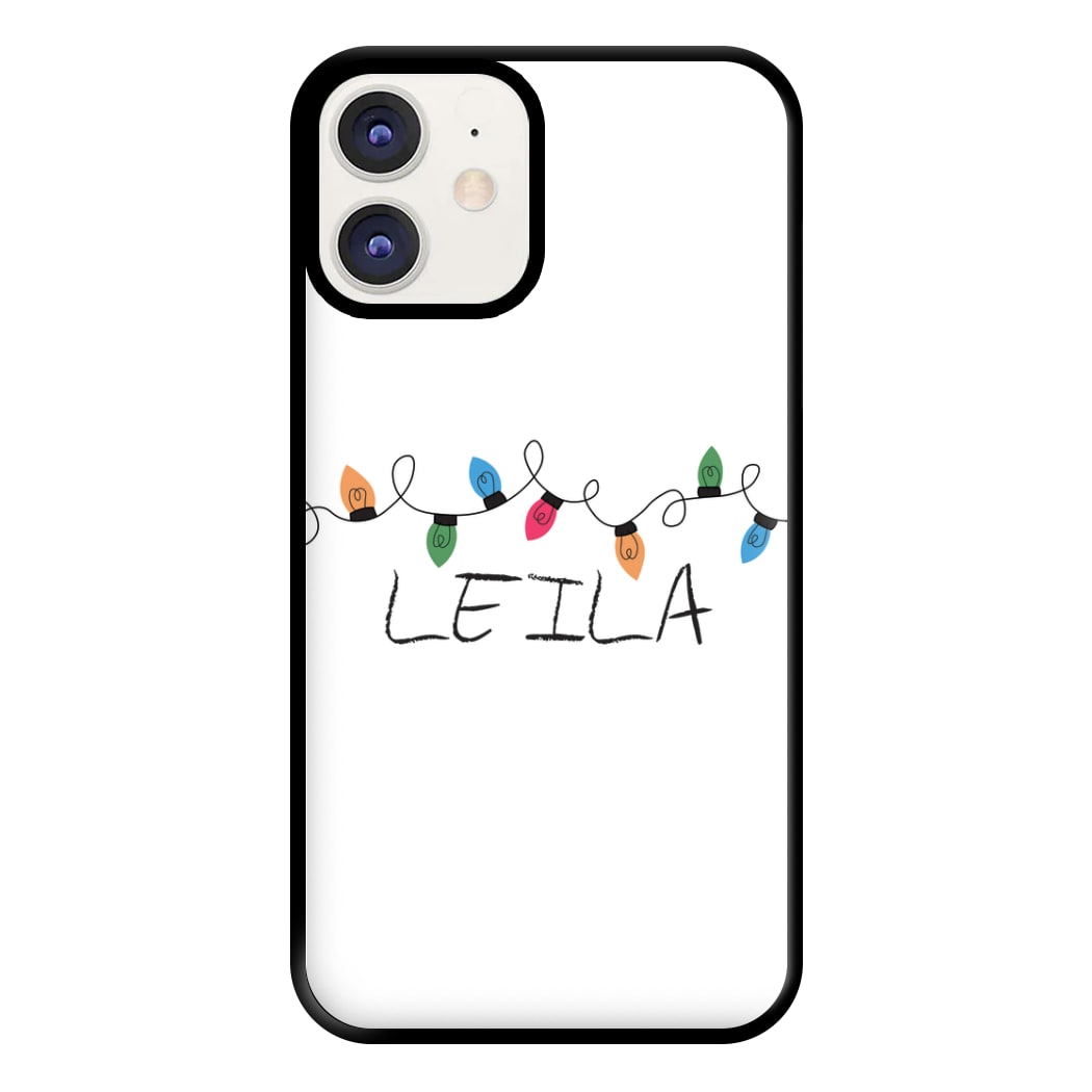 Fairy Lights - Personalised Stranger Phone Case for iPhone 11